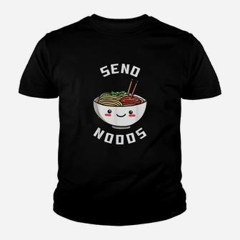 Funny Send Noods Ramen Noodles Asian Food Youth T-shirt | Crazezy