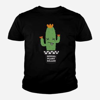 Funny Serial Plant Killer Youth T-shirt | Crazezy