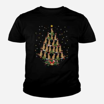 Funny Serval Animal Lover Xmas Gift Serval Christmas Tree Sweatshirt Youth T-shirt | Crazezy UK