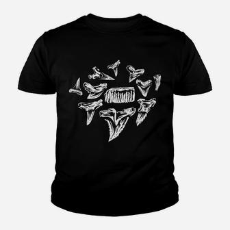Funny Shark Teeth Fossil Collector Gift Men Women Hunters Youth T-shirt | Crazezy DE