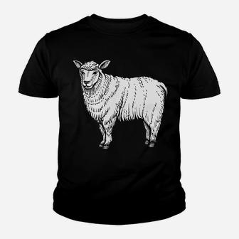 Funny Sheep Design I Know You Herd Me Sheep Lovers Youth T-shirt | Crazezy CA
