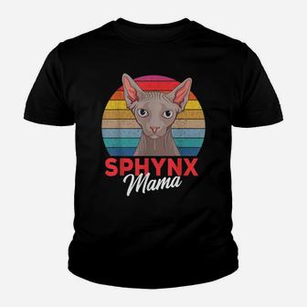 Funny Sphynx Mama Cat Sphinx Hairless Cat Owner Lovers Gift Youth T-shirt | Crazezy DE