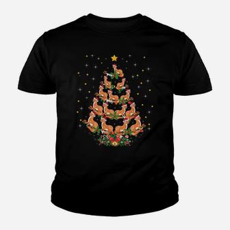 Funny Stoat Animal Lover Xmas Gift Stoat Christmas Tree Sweatshirt Youth T-shirt | Crazezy DE