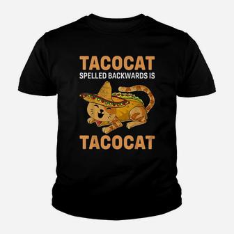 Funny Tacocat Spelled Backward Is Tacocat Cinco De Mayo Youth T-shirt | Crazezy UK