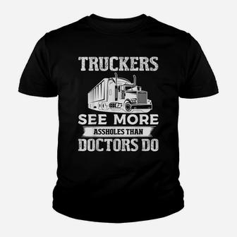 Funny Trucker Shirts - Truck Driver Gifts For Trucking Dads Youth T-shirt | Crazezy AU