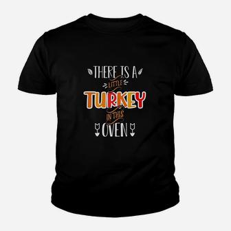 Funny Turkey Mom Thanksgiving Announcement Youth T-shirt | Crazezy