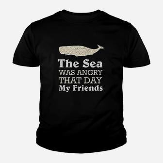 Funny Tv Vandelay Sea Was Angry That Day Costanza Graphic Youth T-shirt | Crazezy