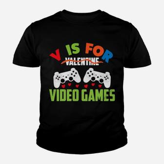 Funny Video Games Valentine Day Classic Women Youth T-shirt - Monsterry UK