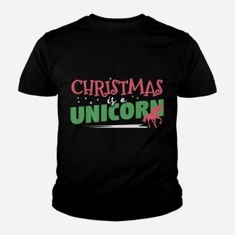 Funny Xmas Costume All I Want Is A Unicorn Sweatshirt Sweatshirt Youth T-shirt | Crazezy DE