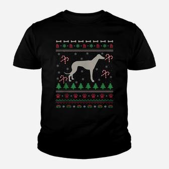 Funny Xmas Ugly Italian Greyhound Dog Christmas Youth T-shirt | Crazezy AU