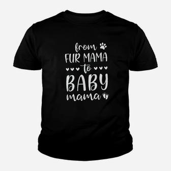 Fur Mama To Baby Mama Youth T-shirt | Crazezy