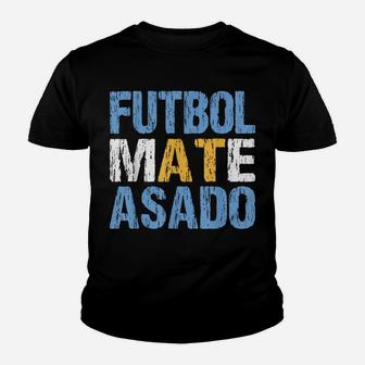 Futbol Mate Asado Funny Argentinian Pride Argentina Gift Youth T-shirt | Crazezy UK