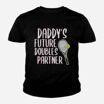 Future Doubles Partner Tennis Daddy Youth T-shirt | Crazezy UK