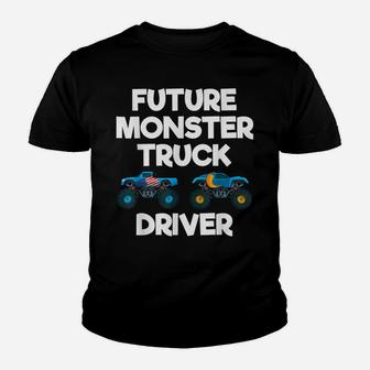 Future Monster Truck Driver Funny Humor Costume Design Youth T-shirt | Crazezy UK