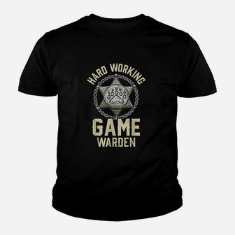 Game Warden Badge Fish Wildlife Game Warden Youth T-shirt | Crazezy AU