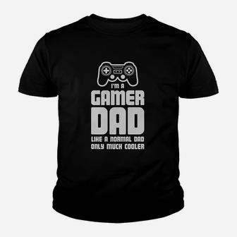 Gamer Dad Video Game Fathers Day Gaming Youth T-shirt | Crazezy UK