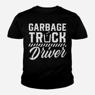 Garbage Truck Driver Men Disposal Man Youth T-shirt | Crazezy
