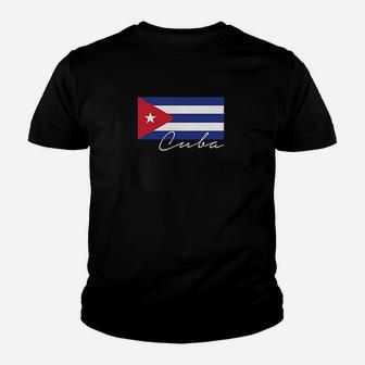 Gbond Apparel Cuba Flag T Youth T-shirt | Crazezy