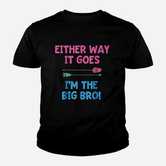 Gender Reveal Big Brother Announcement Youth T-shirt | Crazezy AU