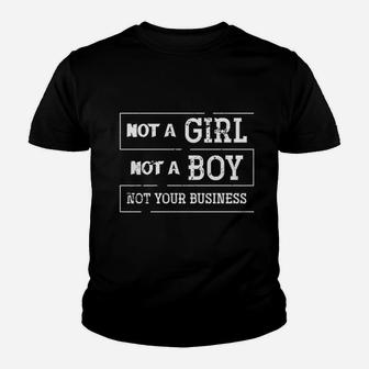 Genderfluid Agender Lgbt Pride Month Gift Non Binary Youth T-shirt | Crazezy