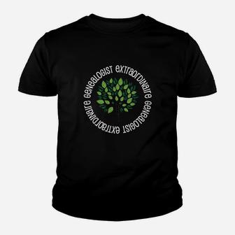 Genealogist Genealogy Tree Youth T-shirt | Crazezy