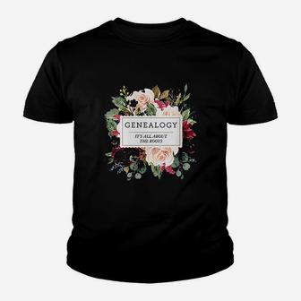 Genealogy Gift Genealogist Gift Ladies Family Research Youth T-shirt | Crazezy