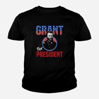 General Ulysses S Grant For Us President Campaign Youth T-shirt - Monsterry AU