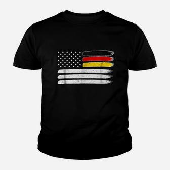 German American Flag Germany Usa Youth T-shirt | Crazezy