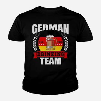 German Drinking Team Germany Flag Funny Oktoberfest Gift Youth T-shirt | Crazezy AU