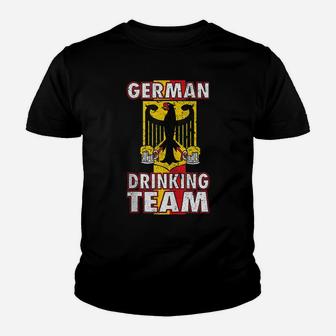 German Drinking Team Germany Flag Funny Oktoberfest Gift Youth T-shirt | Crazezy DE
