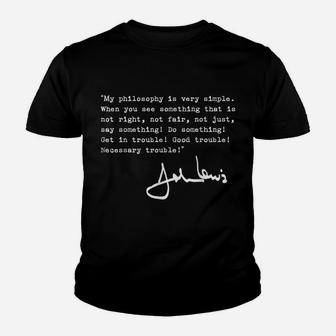 Get In Good Necessary Trouble Shirt Gift For Social Justice Youth T-shirt | Crazezy DE