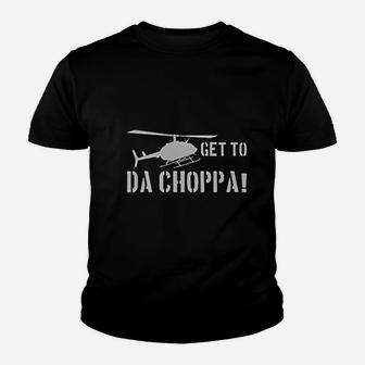 Get To Da Choppa Athletic Fit Youth T-shirt | Crazezy DE