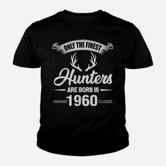Gift For 60 Year Old Deer Hunting Hunter 1960 60Th Birthday Youth T-shirt | Crazezy UK