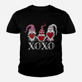 Gift For Women Valentine Gnome Valentines Day Gnome Teacher Youth T-shirt | Crazezy