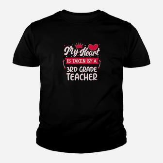 Gift Third 3Rd Grade Teacher Valentines Day Youth T-shirt - Monsterry UK