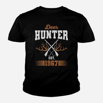 Gifts For 54 Year Old Deer Hunter 1967 Hunting 54Th Birthday Youth T-shirt | Crazezy DE