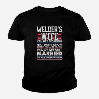 Gifts For Her Still Married Welder Wife Youth T-shirt | Crazezy