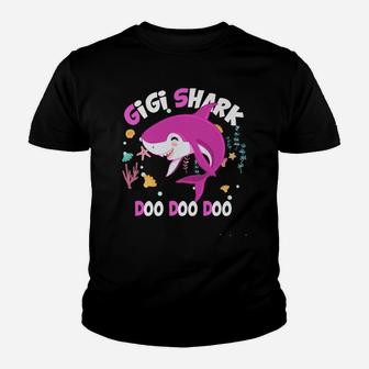 Gigi Shark Gift From Wife Son Daughter And Grand Sons Youth T-shirt | Crazezy AU