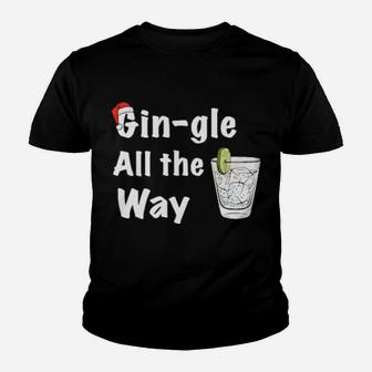 Gin-Gle All The Way Youth T-shirt - Monsterry AU