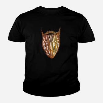 Ginger Beard Man Funny Redhead Youth T-shirt | Crazezy