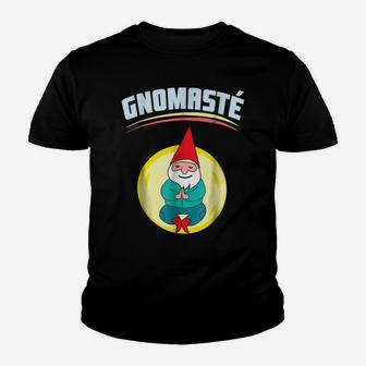 Gnomaste - Yoga & Meditation Gnome Gift Youth T-shirt | Crazezy
