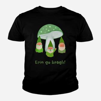 Gnome Erin Go Bragh Irish Green Gnomes St Patricks Day Youth T-shirt - Monsterry CA