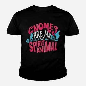 Gnomes Are My Spirit Animal Fantasy Youth T-shirt | Crazezy