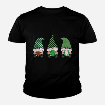 Gnomes St Patricks Day Green Irish Shamrock St Patrick Gnome Youth T-shirt | Crazezy DE