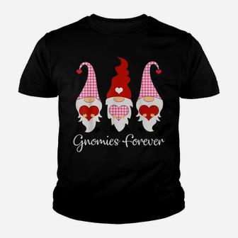 Gnomies Forever Valentine Gnome Best Friends Matching Youth T-shirt | Crazezy CA