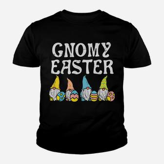Gnomy Easter Nordic Garden Gnomes Egg Hunting Tomte Nisse Youth T-shirt | Crazezy UK