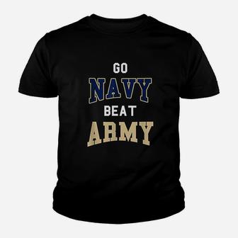 Go Navy Beat Army Youth T-shirt | Crazezy