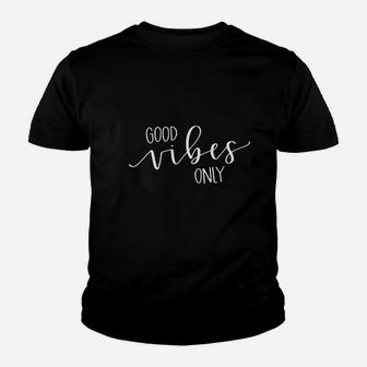 Go Od Vibes Only Youth T-shirt | Crazezy