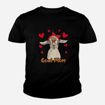 Goat Mom Valentines Day Goat Lover Youth T-shirt | Crazezy AU