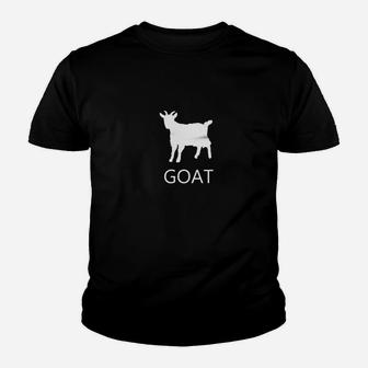 Goat Silhouette Farm Animal With Text Youth T-shirt - Thegiftio UK